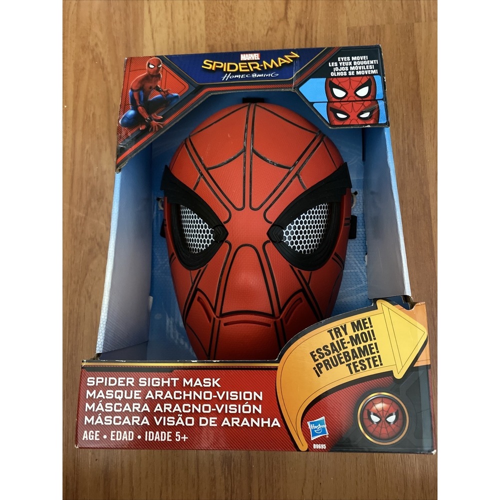 Hasbro Spiderman Homecoming Spider Sight Mask, Moving eyes